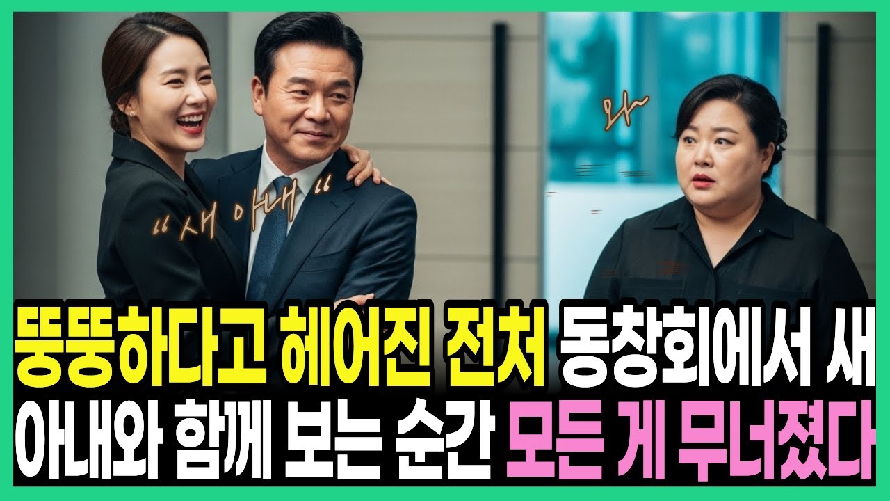 [사연] 뚱뚱하다고 헤어진 전처 동창회에서 새 아내와 함께 보는 순간 모든 게 무너졌다