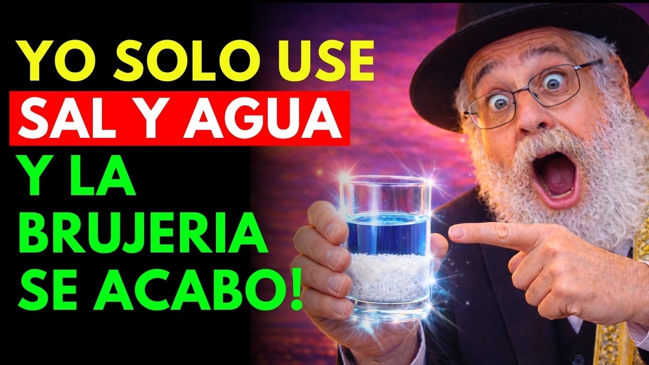 Si Yo Fuera Tú, Probaría HOY El RITUAL Del VASO De SAL para Limpiar La BRUJERIA | Sabiduría Judía