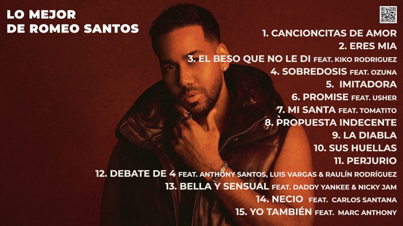 Romeo Santos Grandes Exitos, Bachata Romántica- Artist Greatest Hits