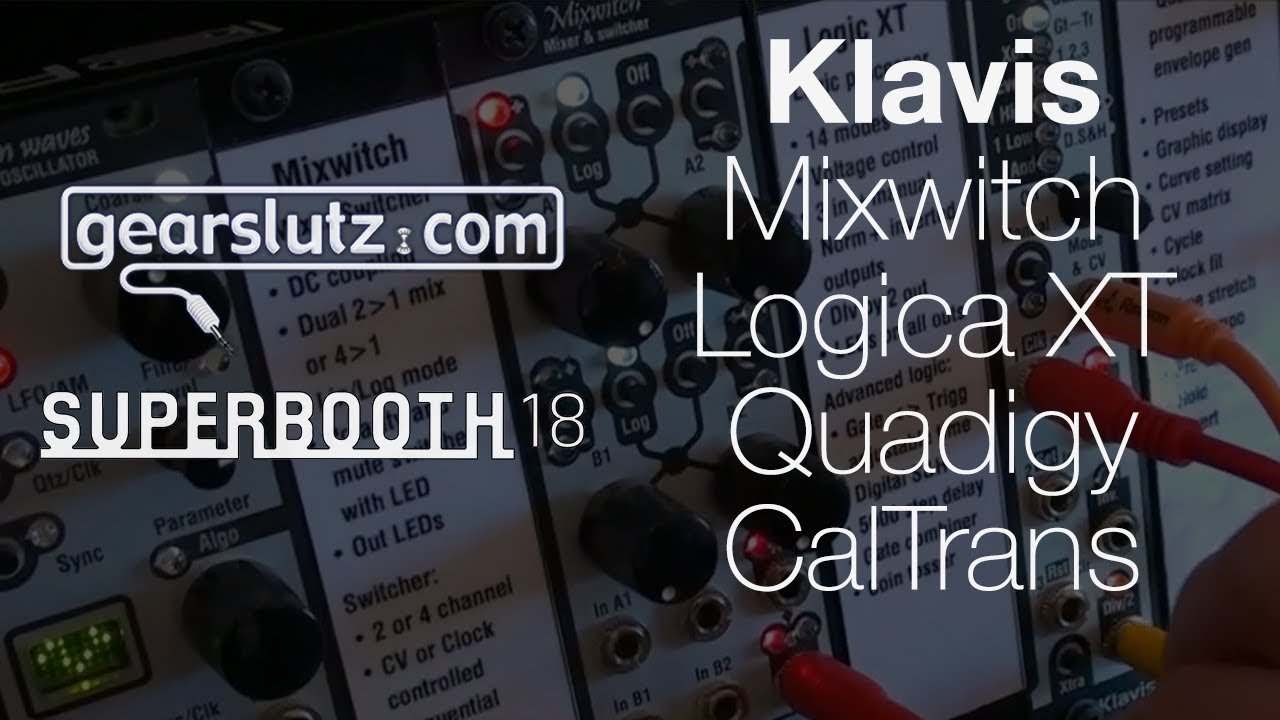 Klavis eurorack modules - Gearslutz @ Superbooth 2018