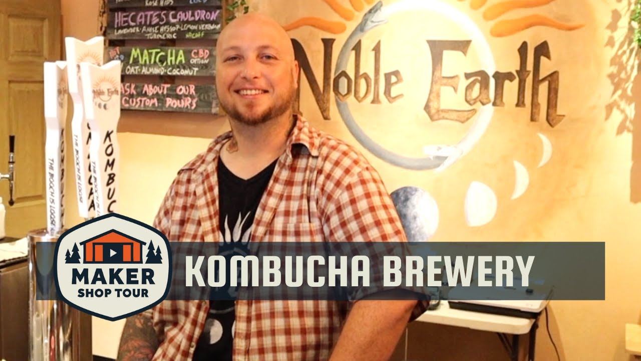 [SHOP TOUR] Organic Kombucha Brewery/Bar-Tea Lounge
