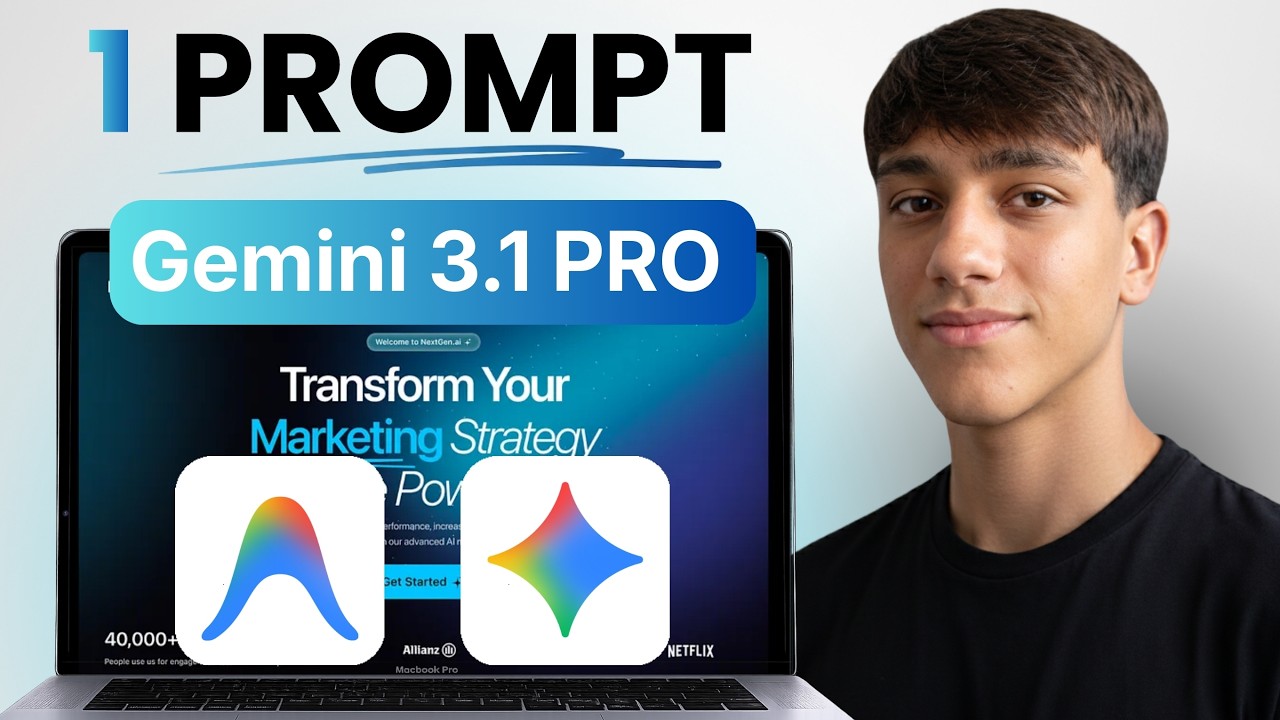 Gemini 3.1 Pro + Antigravity: destruye TODOS los diseñadores de sitios web