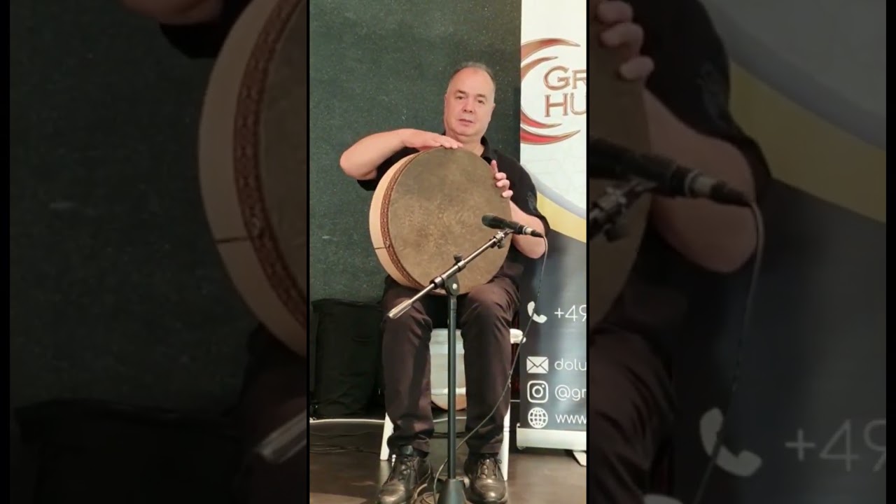 Professional Deep Bendir With Cymbals FTB-513Z