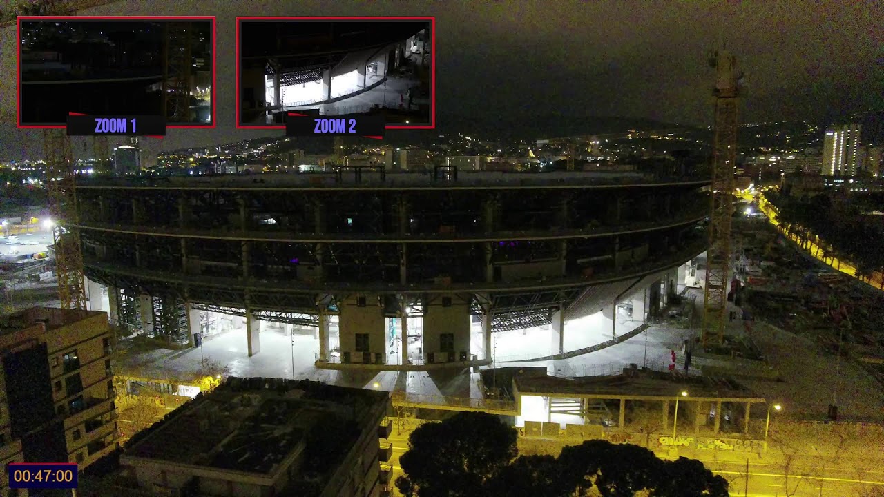 Emissi&oacute; en directe 4K! 27/02/26 de Las Obras del Camp Nou!