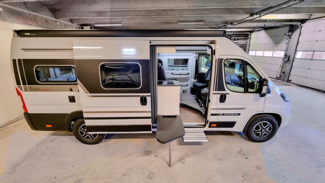 New Luxury Campervan Has Hidden Shower + 9-Speed Automatic Transmission - Adria Twin 640 SGX Supreme