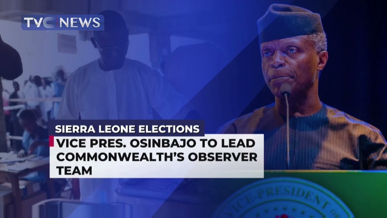 Vice President Osibajo to Lead Common Wealth's Observer Team in Sierra Leone