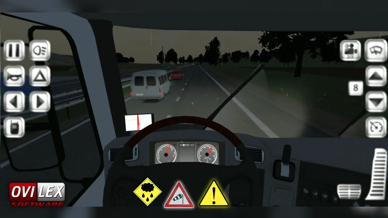 Euro Truck Evolution - Scania 8x6 GamePlay (Truck Flip/Flies In The Air, Rain Weather & Misfortunes)