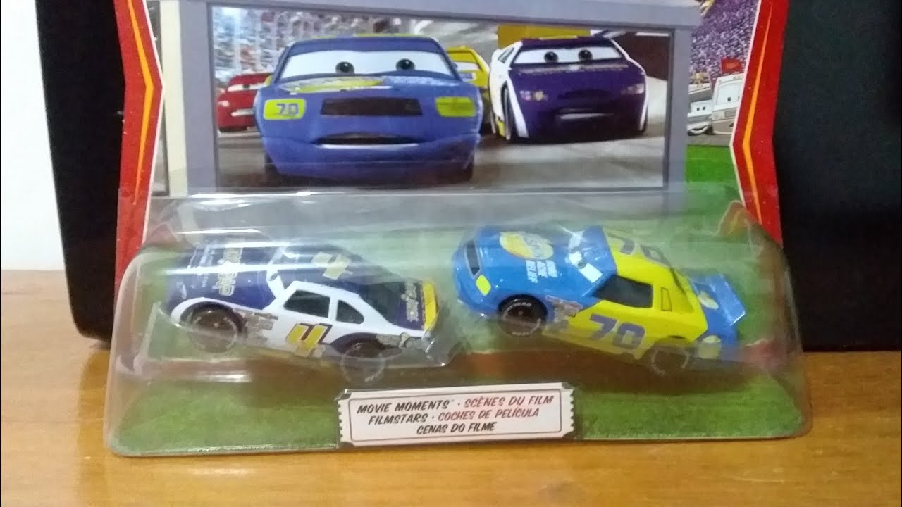 Unboxing Disney Cars, (70 Gaspri & 4 Tow Cap) Piston Cup Race