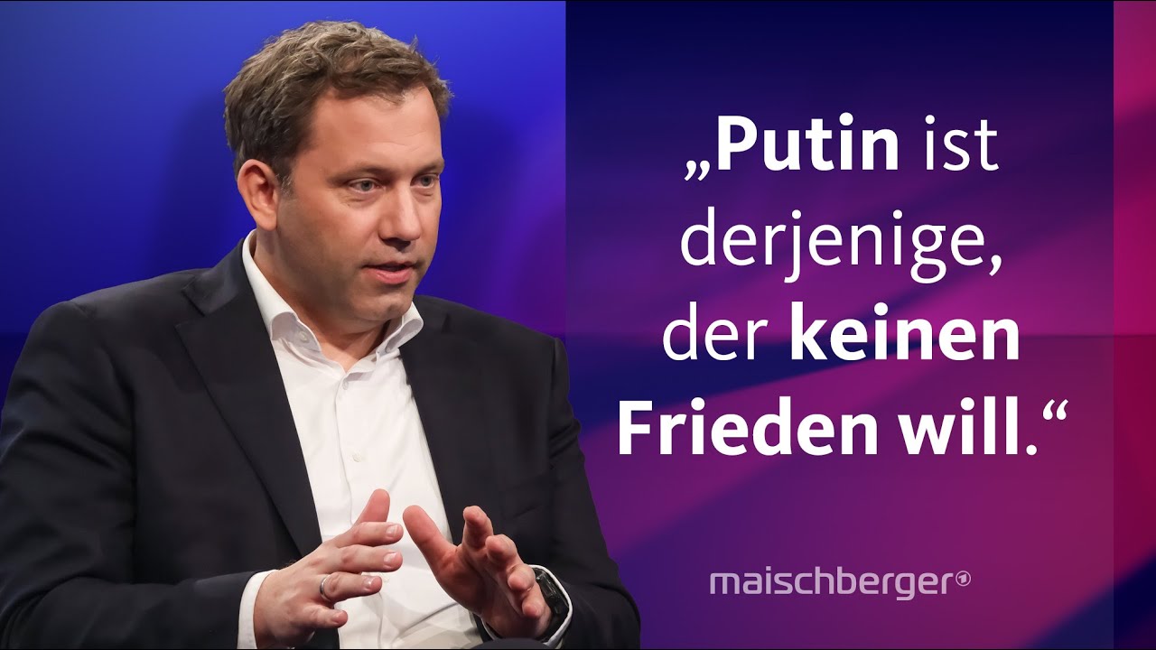 Lars Klingbeil über den Haushalt 2025, den Ukrainekrieg und die Lage in Nahost | maischberger