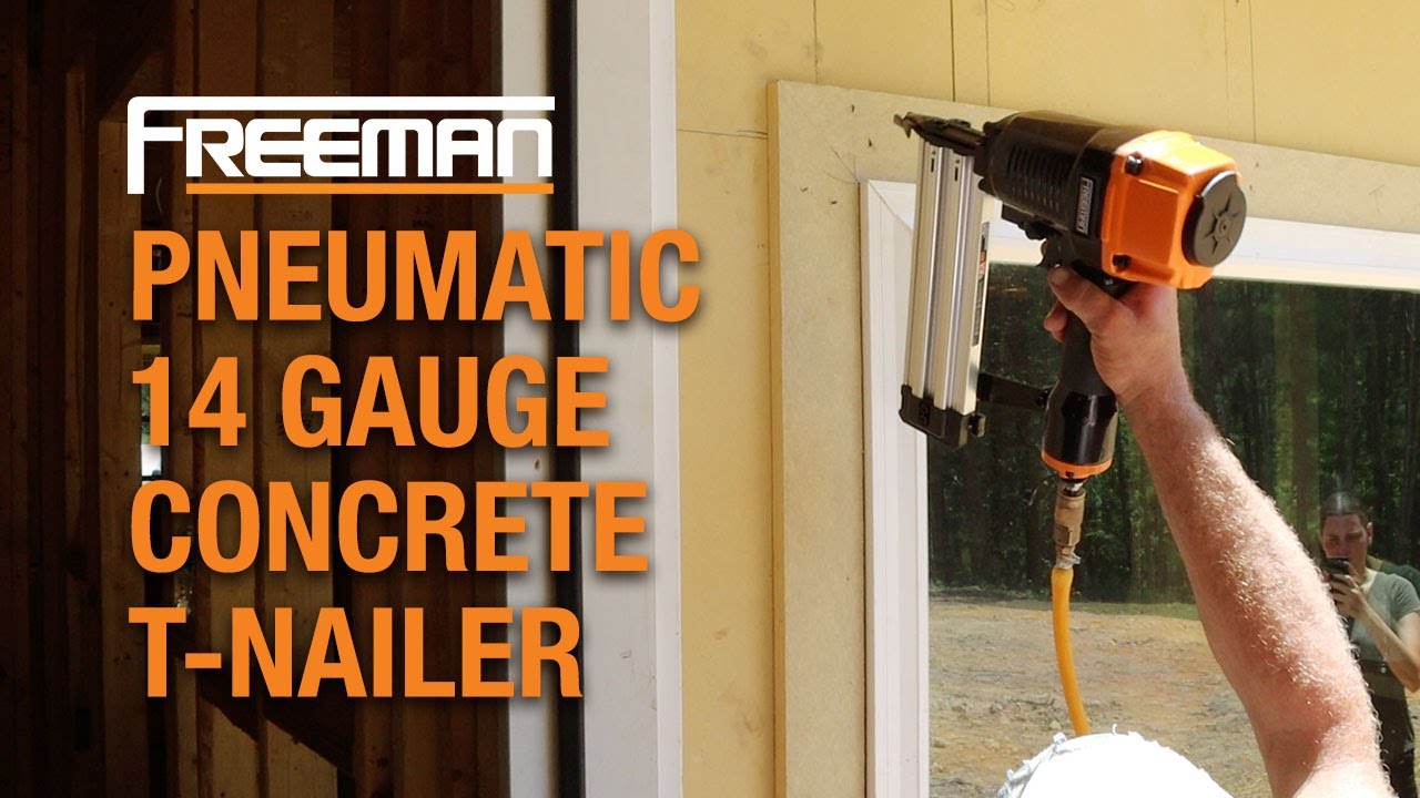 14 Gauge Concrete T-Nailer | Freeman PCTN64