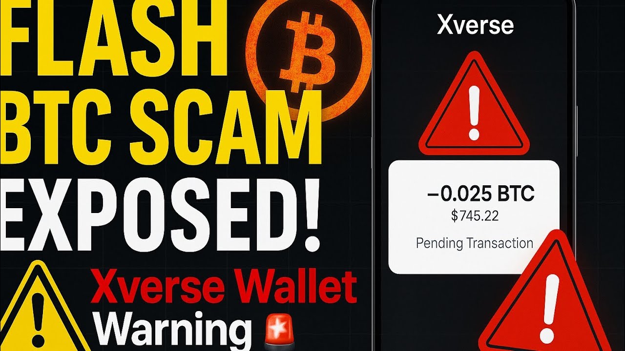 How Flash BTC Scams Work on Xverse Wallet: Full Breakdown & Cybersecurity Warning