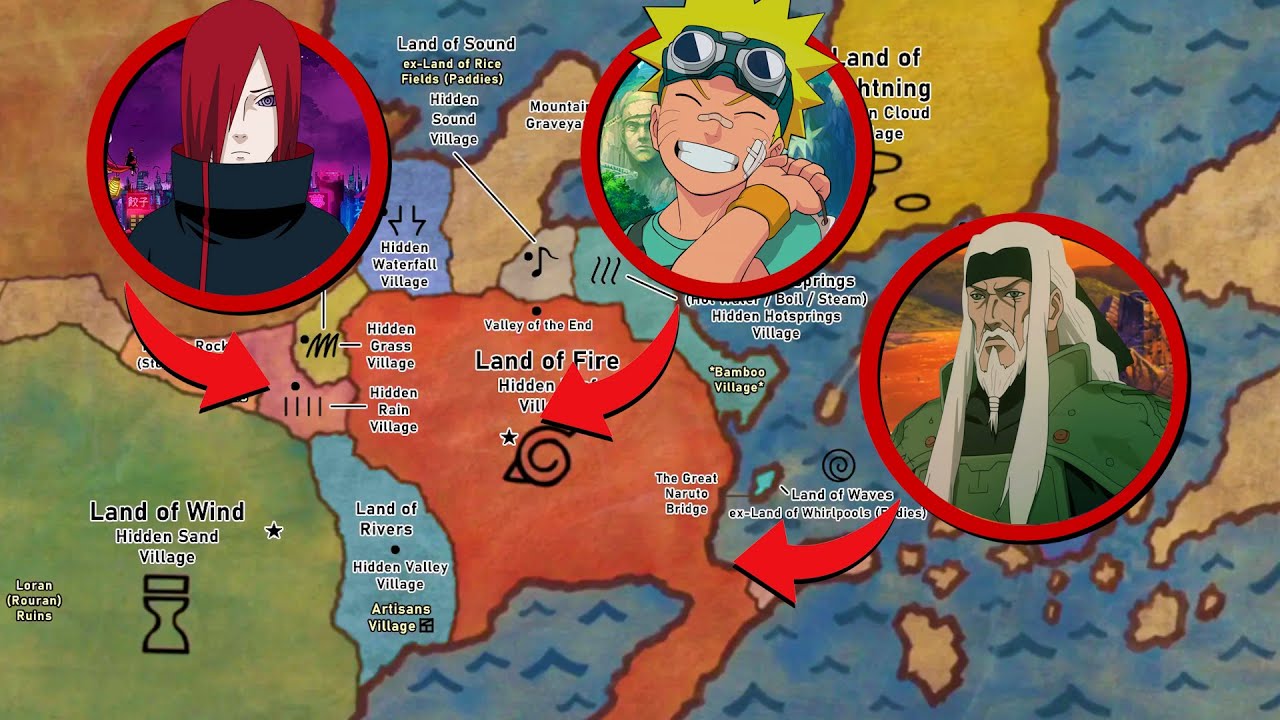 Fiecare Sat din Naruto Explicat!