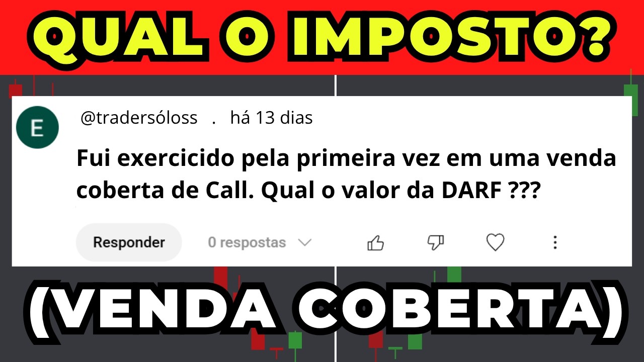 Operei venda coberta de opções. Qual imposto a pagar na Darf?