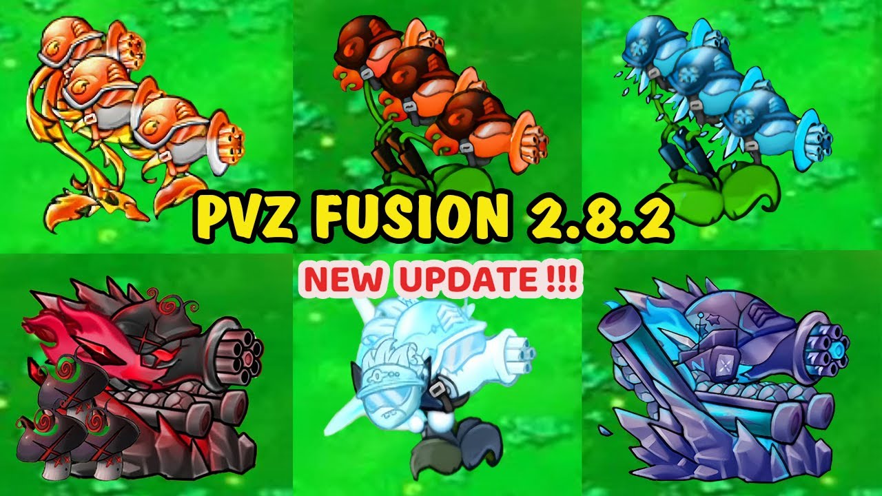 PvZ Fusion 2.8.2 - Absolute Power Combo: Fire, Ice & Chilli Three Head Commando | Epic Battle