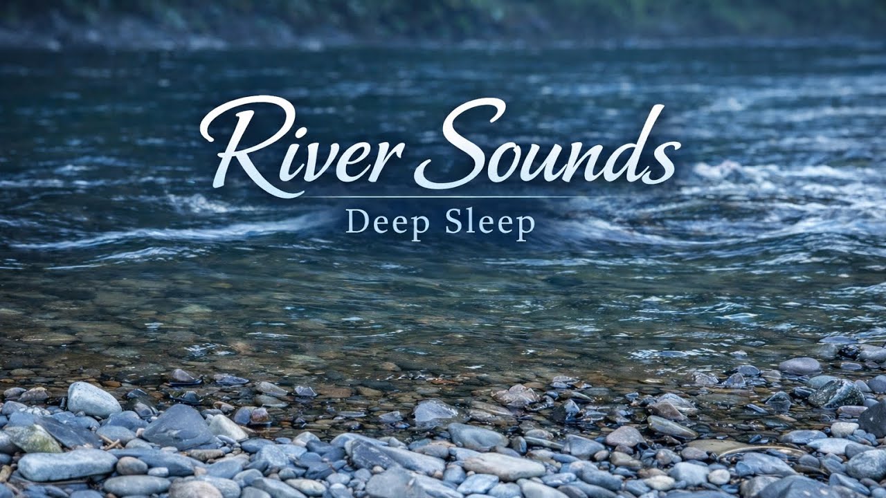 Relaxing River Sounds for Deep Sleep | Healing Nature Ambience/深い眠りのための川の流れ音｜癒しの自然アンビエンス