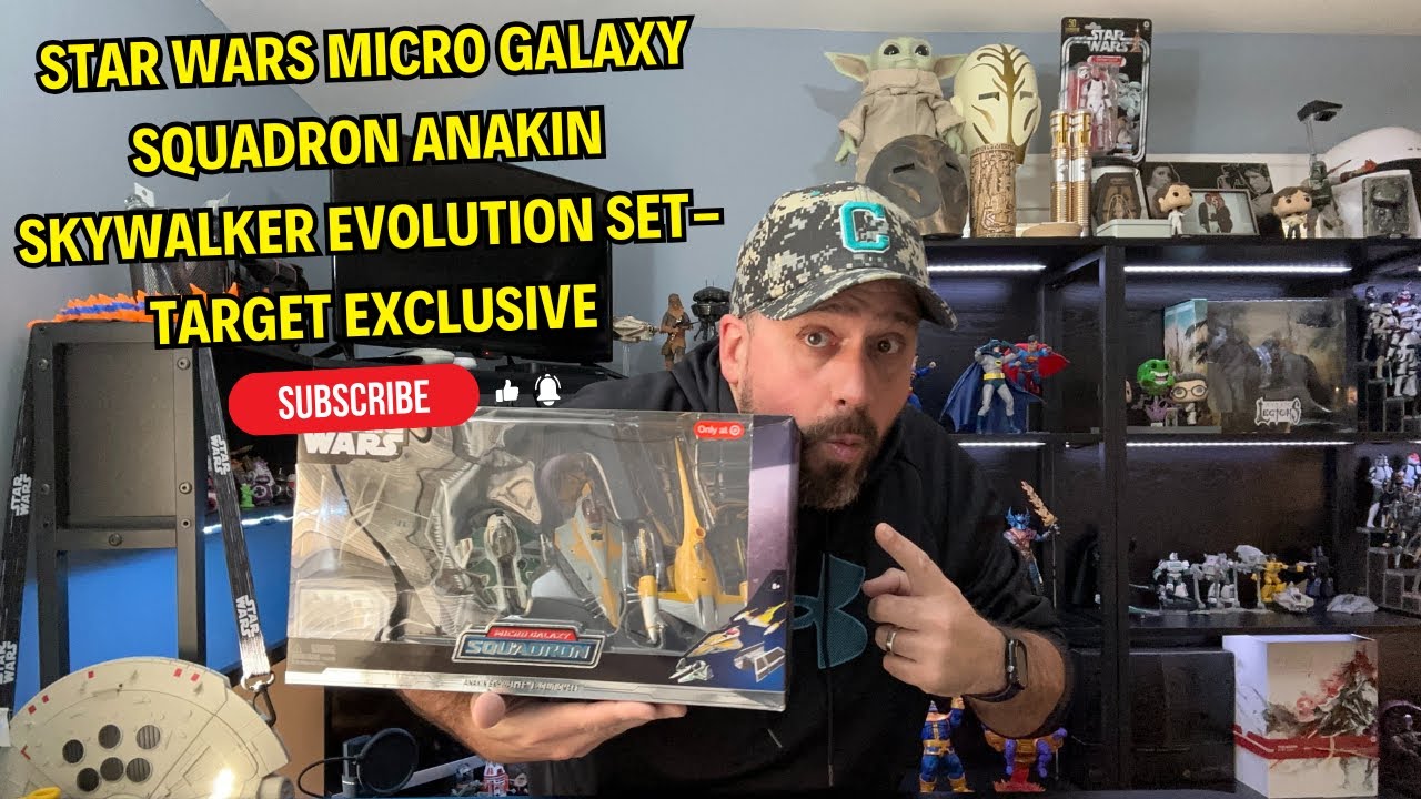 Micro Galaxy Squadron Anakin Skywalker Evolution Set UNBOXING | Target Exclusive Breakdown!