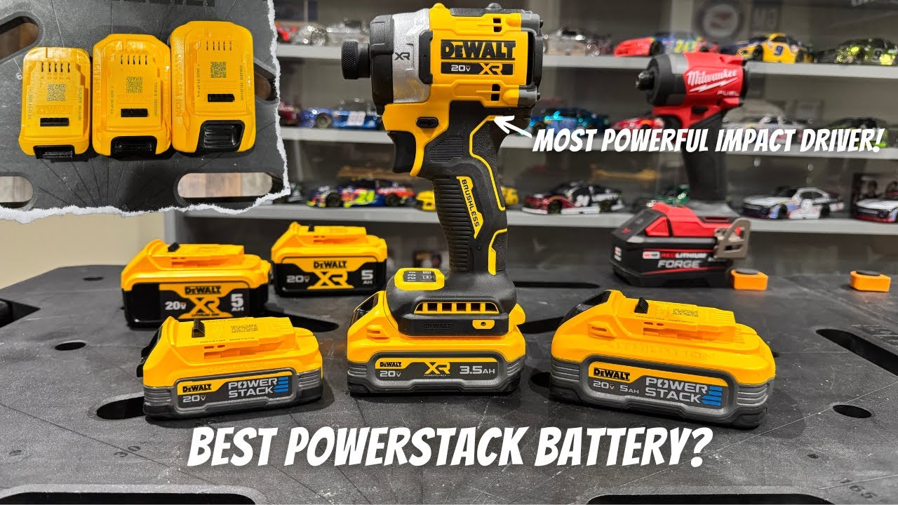 Dewalt Powerstack 3.5 - The Best Powerstack Battery? [+Dewalt DCF860 vs Milwaukee 2953]