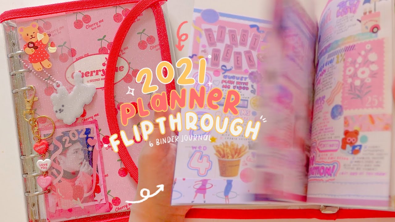 2021 PLANNER FLIP THROUGH: 6 RING BINDER JOURNAL 🍰