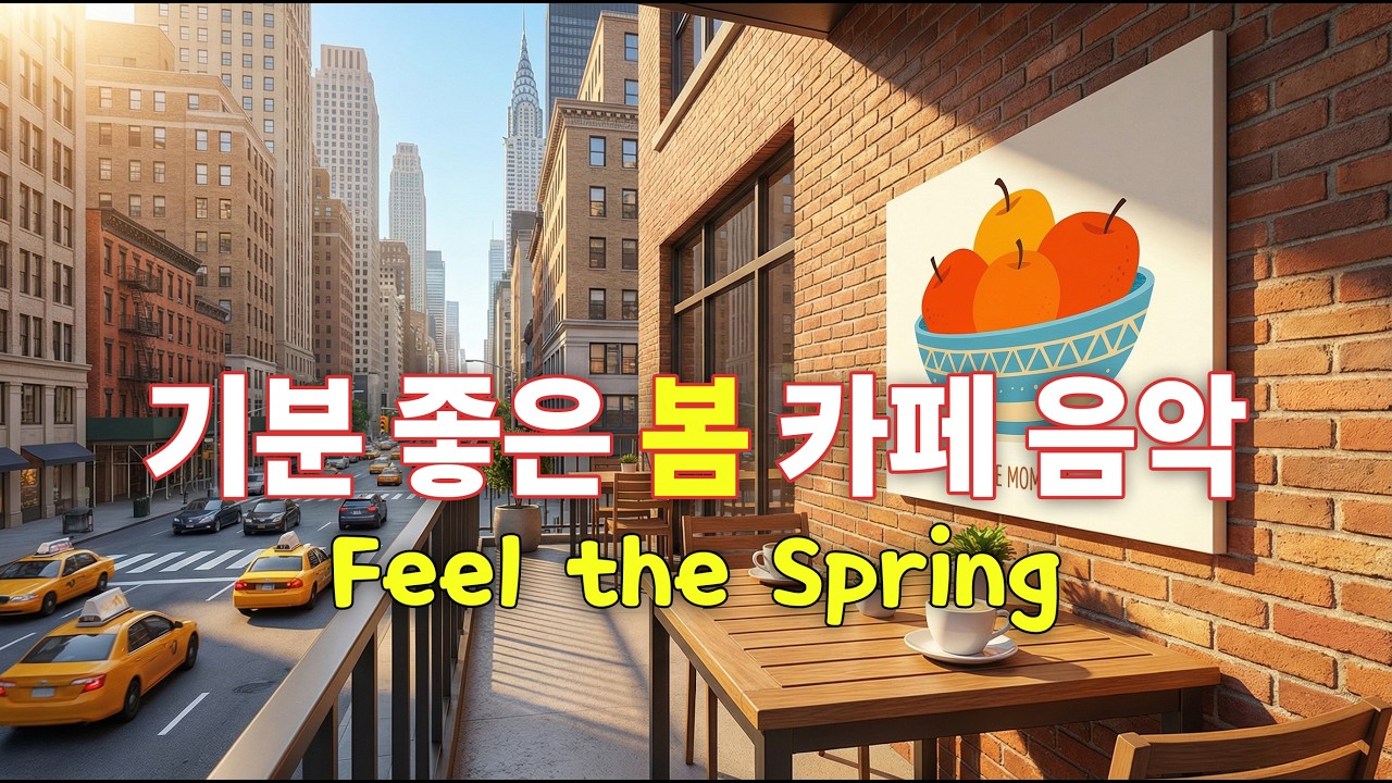 지금 틀어놓기 좋은 봄 카페 음악 ☕ 기분 좋아지는 감성 팝 플레이리스트