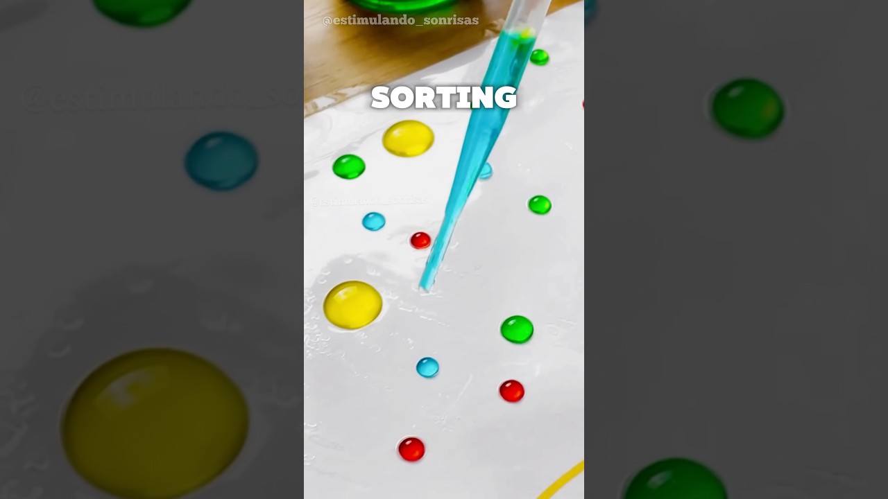 ❤️💧 DIY Water Drop Sorting &ndash; Fun, Colorful & Educational! 🎨