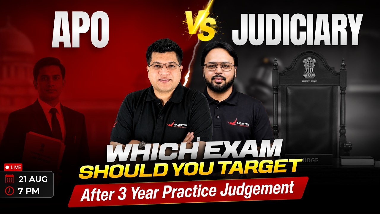 APO vs JUDICIARY⚡| Which Exam Should You Target After 3 Year Practice Judgement 🔥