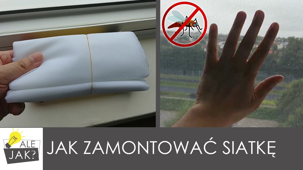 Jak zamontować siatkę na okno przeciw owadom ? | STOP KOMAROM ⛔! | alejaktozrobic