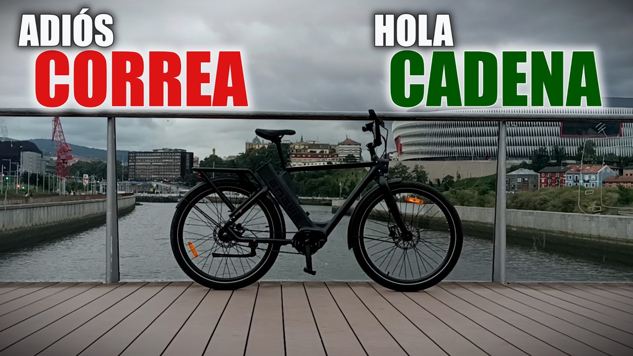 Conversión de correa a cadena Engwe P275 PRO para acortar el desarrollo