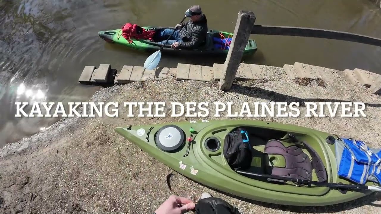 Kayaking the DesPlaines River (4K Drone Footage)