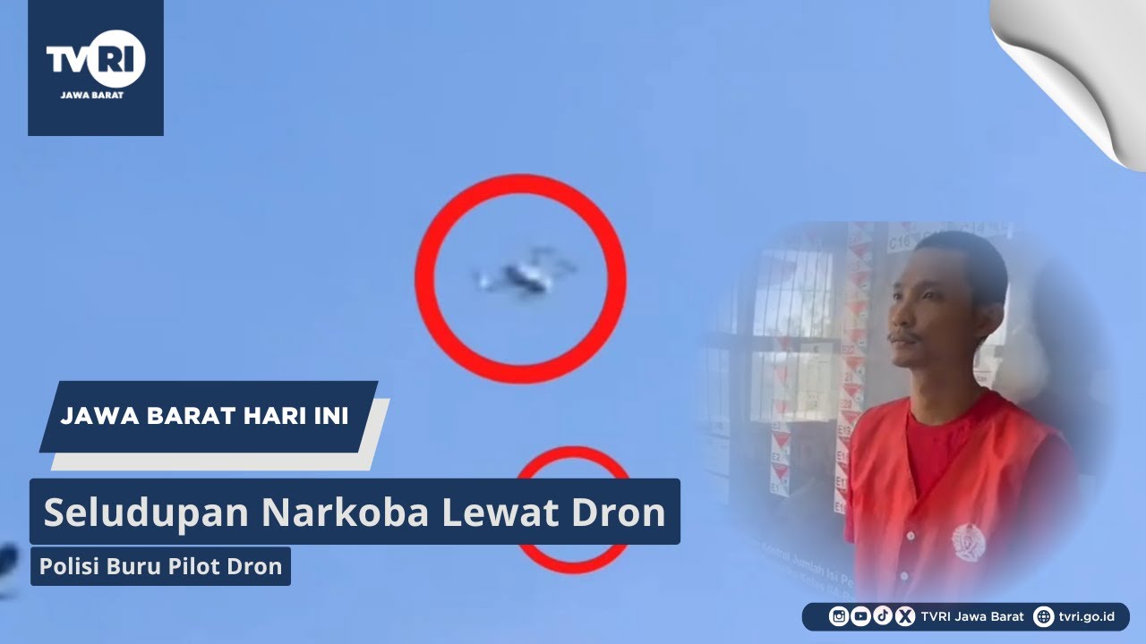 Selundupkan narkoba lewat drone, polisi buru pilot drone