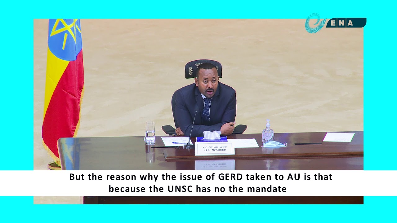 PM Abiy Ahmed Addresses Parliament about GERD