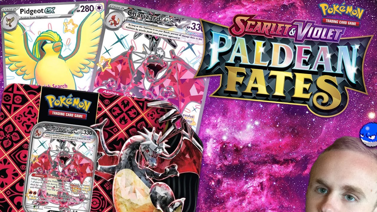 GOLDEN SHINY POKÉMON - Pokémon Paldean Fates Shiny Charizard EX Tin Opening