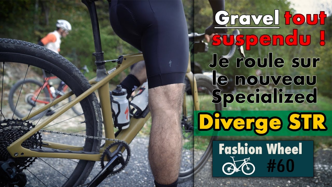 Je roule sur le nouveau Diverge STR de Specialized, premier Gravel tout suspendu de la marque !