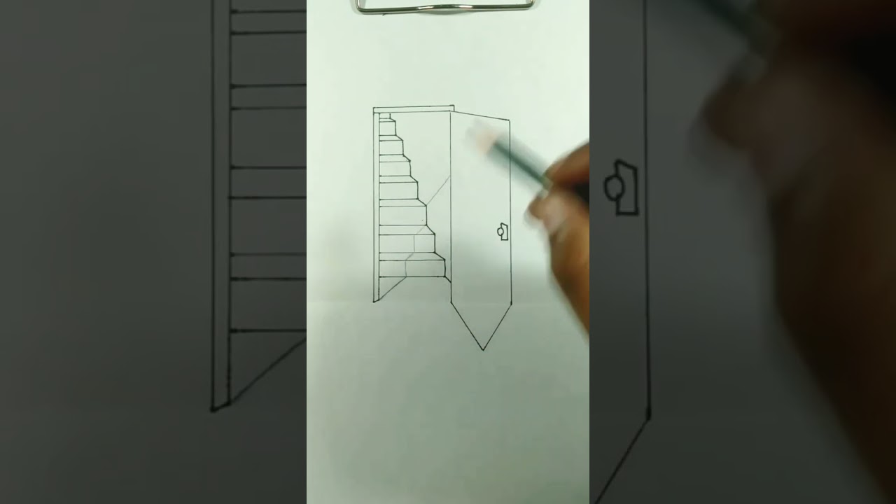 Buat gambar 3D pintu Simpel dan mudah By#Feelart
