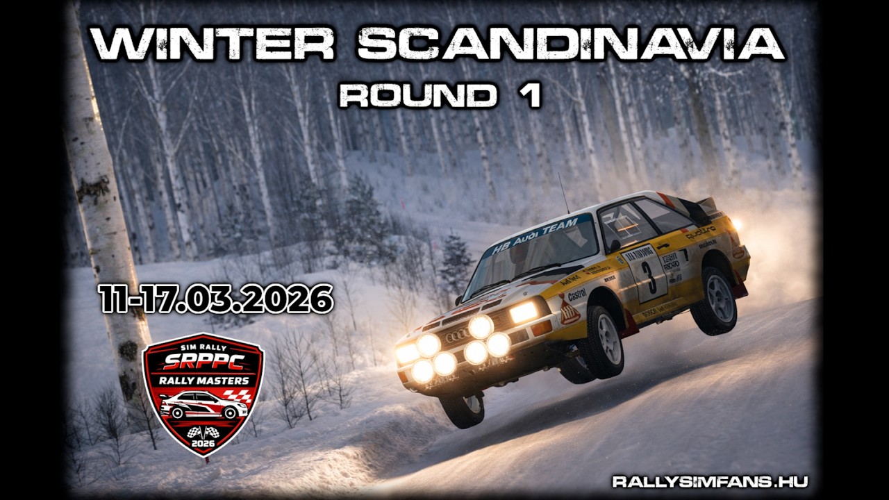 [ONBOARD] SRPPC Rally Masters 2026: Winter Scandinavia (#1)