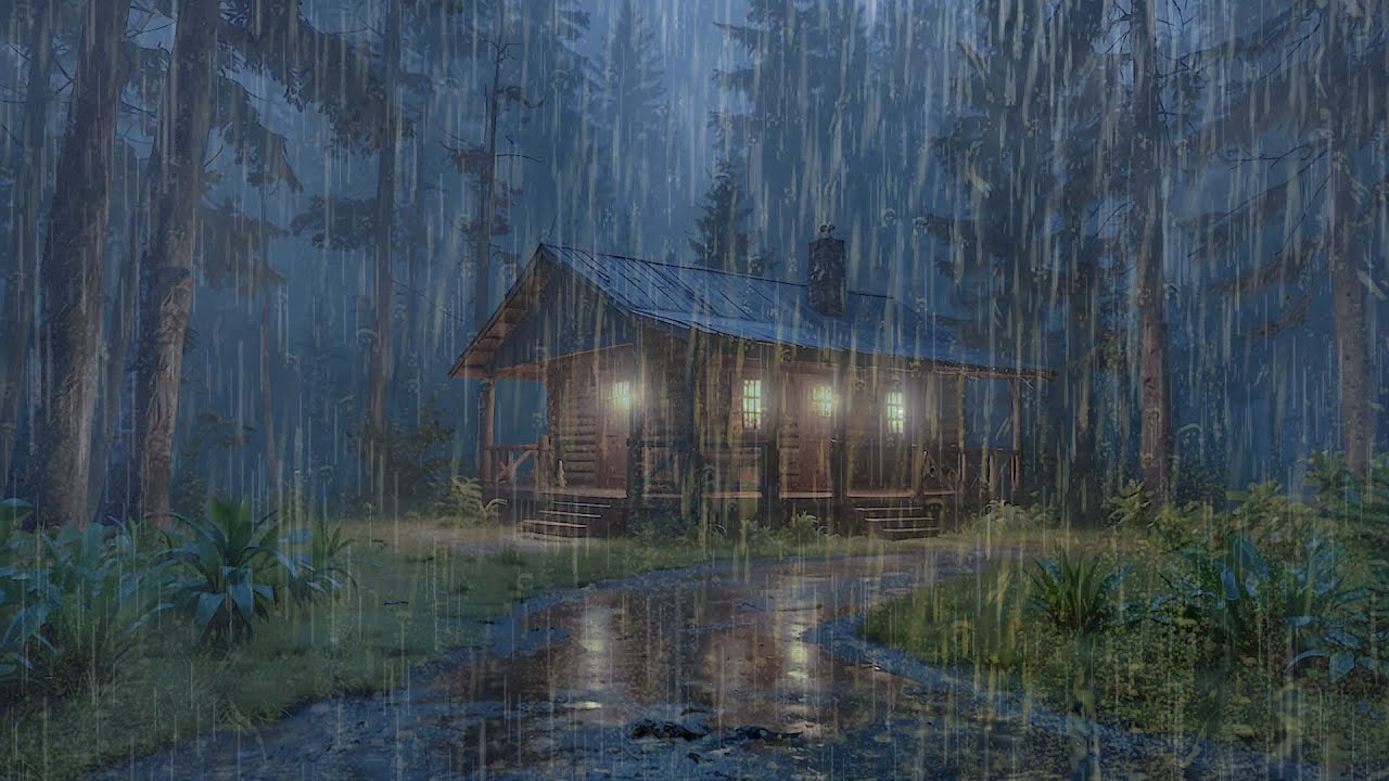 The Best Rain Sounds to Sleep Immediately after 6 Minutes - Rain Sound to Sleep ( Live 12 Hours )