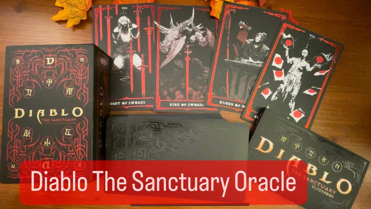 Diablo The Sanctuary Tarot | Full Flip Through