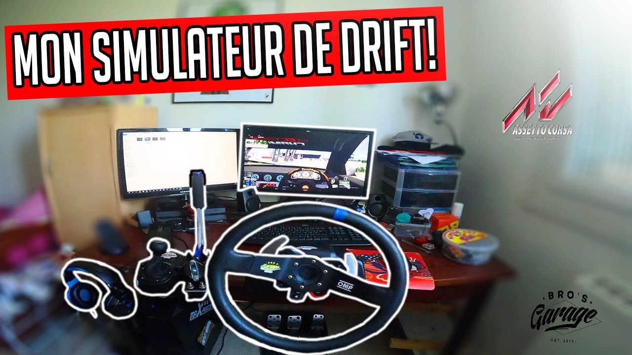 MON SIMULATEUR DE DRIFT | Phiz67 Bro's garage
