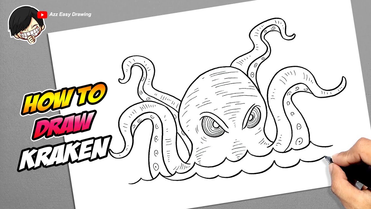 How to draw Kraken