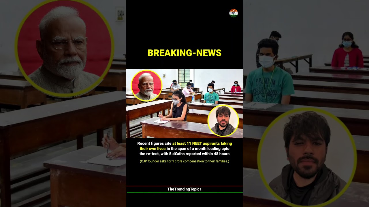 11 students commit suicide in a week, 5 in last 48 hours across Indiadue to NEET paper leak
