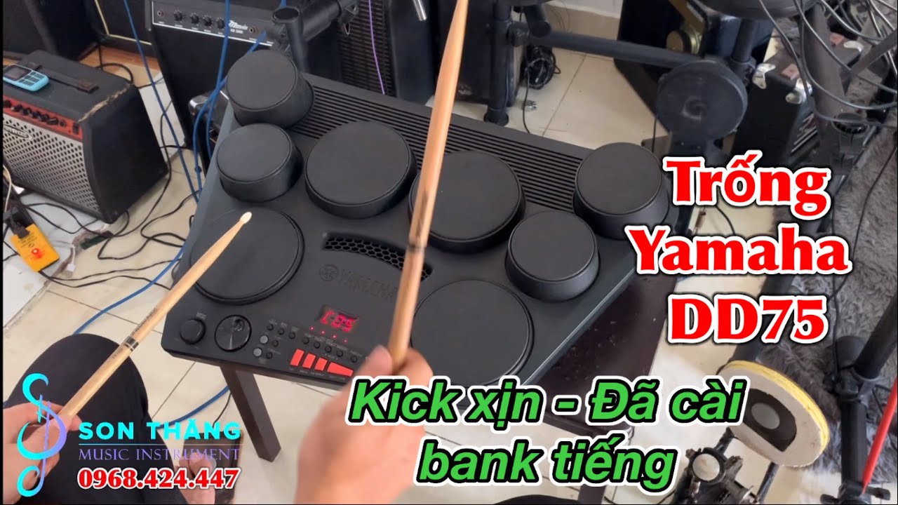 Drum Yamaha DD75 - Trống điện tử giá rẻ