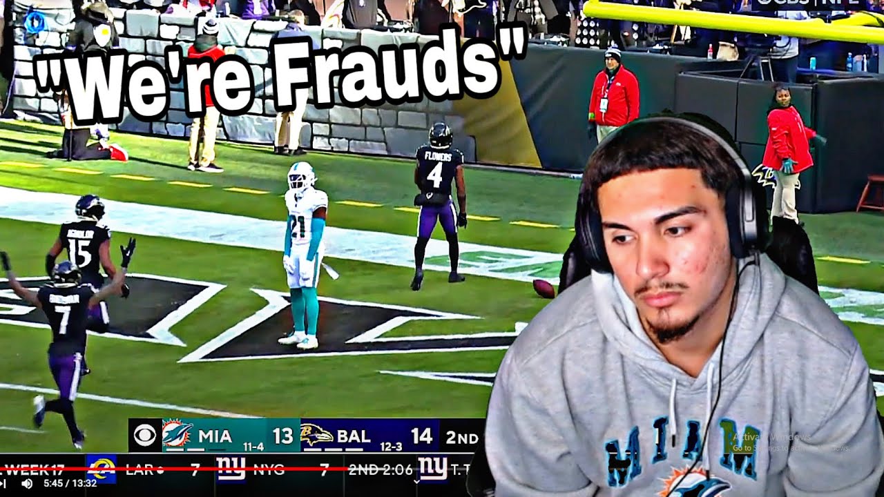 We're Done... WE'RE F*****G DONE!!!!! Fins Fan Reacts To Ravens Vs Dolphins 2023 Week 17 Highlights!