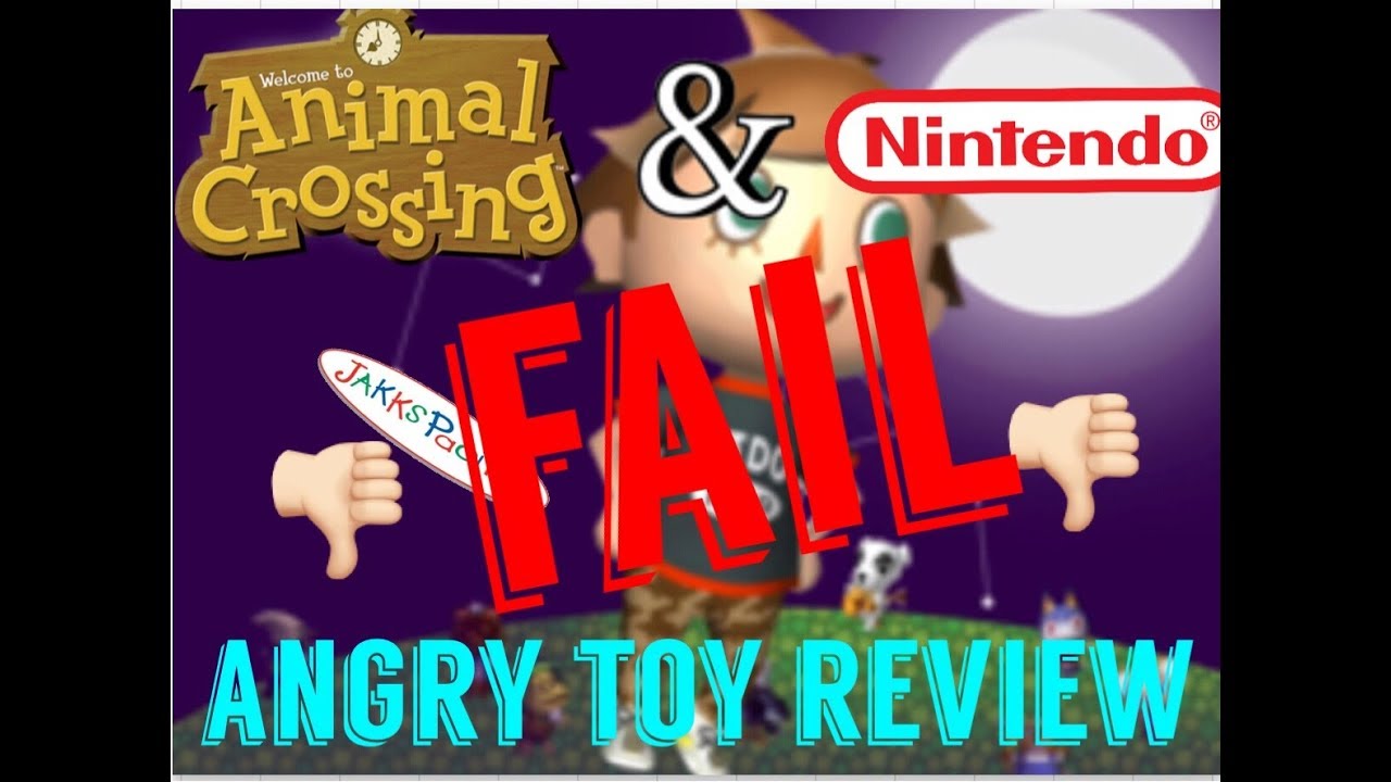 4K NINTENDO ANIMAL CROSSING ANGRY TOY REVIEW & UNBOXING #Fail #FullMeltFusion