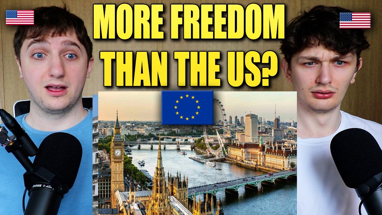 Americans React to 6 LIES America Told Me about Europe!