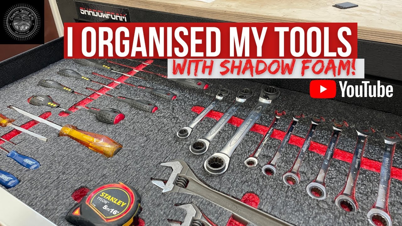 I organised my tools with Shadow foam!