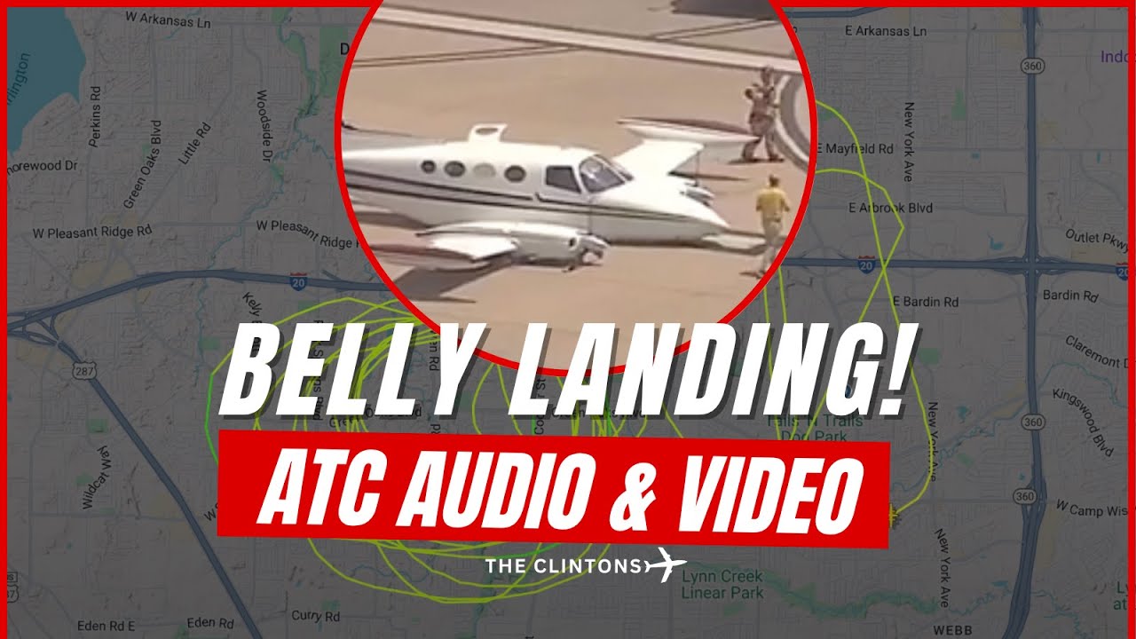 22.05.25: Cessna 401 приземлилась на брюхо в Техасе. Видео.