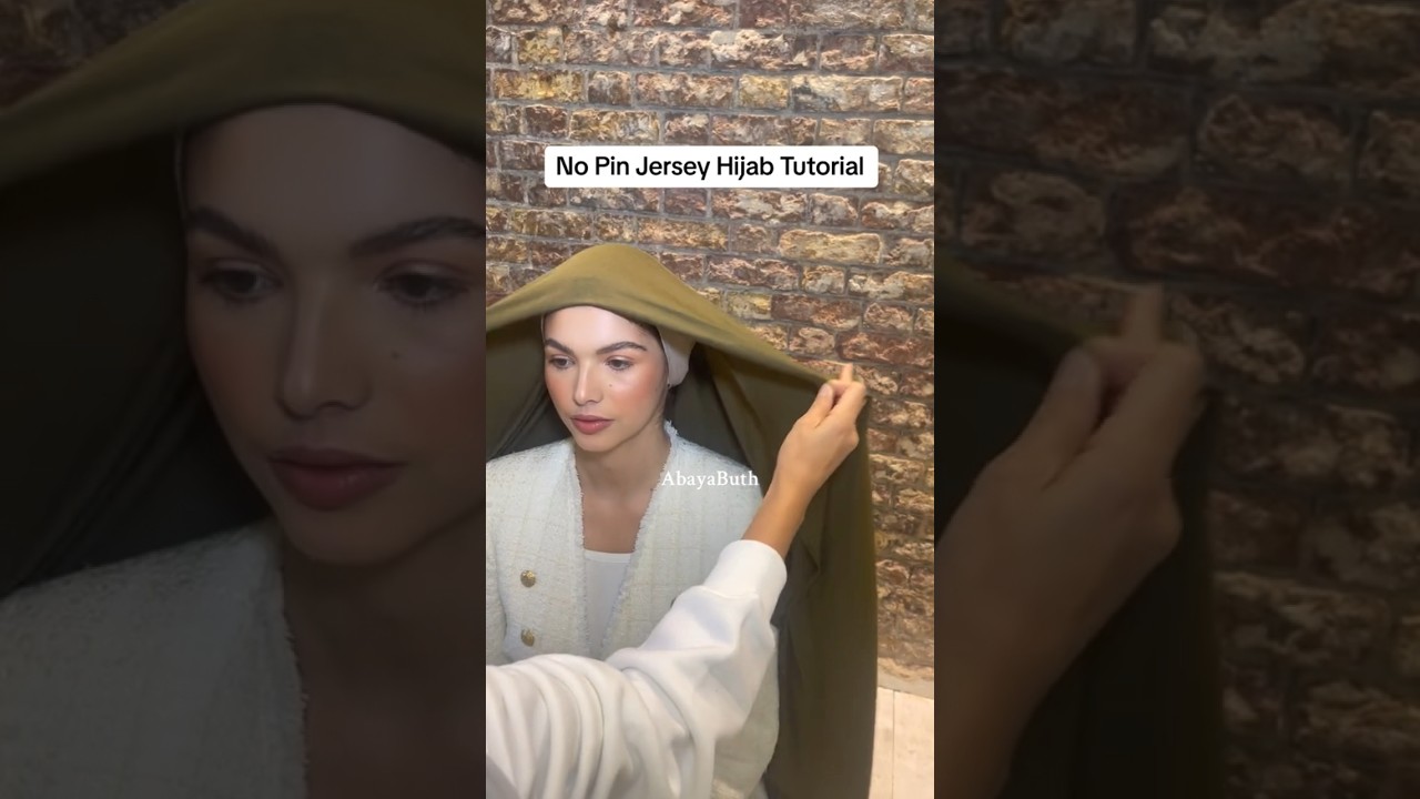 Quick and Easy No Pin Jersey Hijab Tutorial