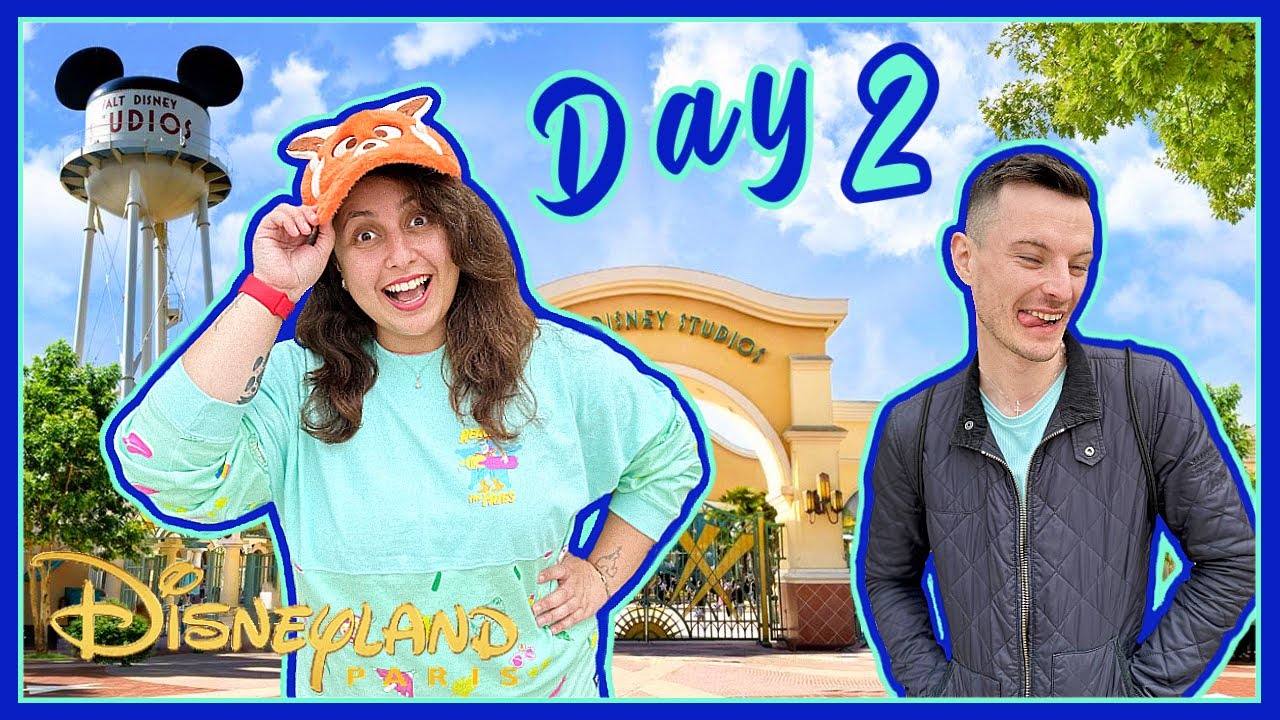 DISNEYLAND PARIS Vlog (Day 2) - APRIL 2023 | Plaza Gardens DINNER, Meeting SPIDER-MAN, Rides & More!