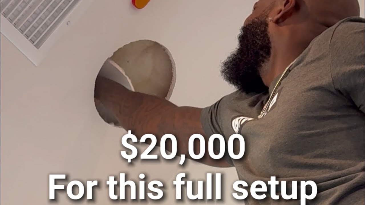 This full media room install was $11,000