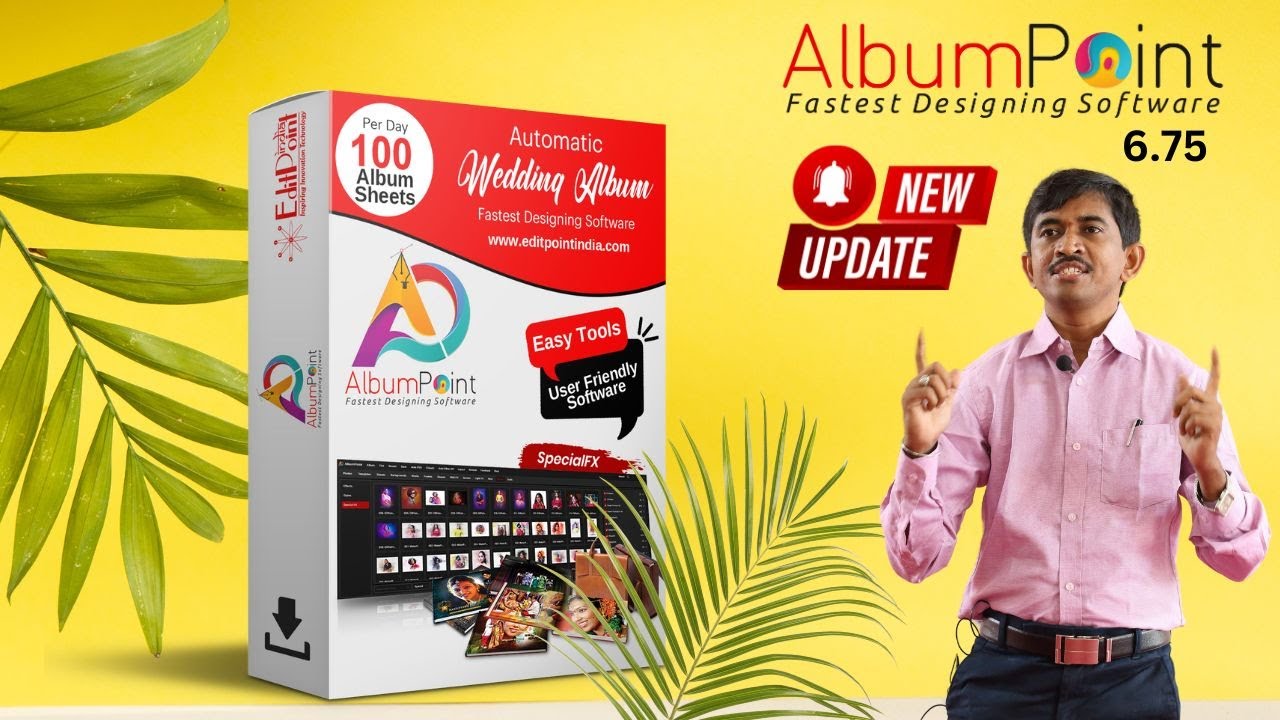 AlbumPoint 6.66 Update | 100 sheets per Day With AI New Technology | EditPointIndia |001023