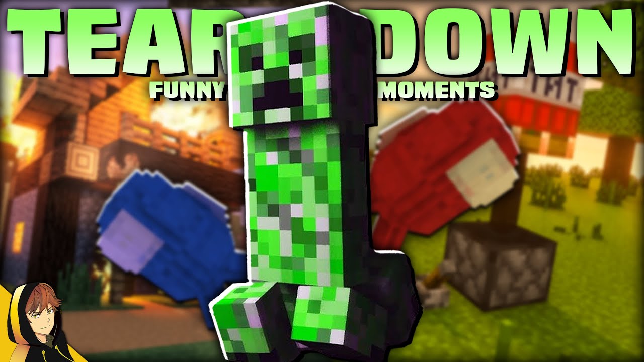 Destroying Minecraft with Real Life Physics + Among Us!?! | Teardown [Funny Moments]